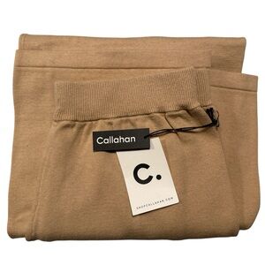 NWT Callahan Camel Lounge/Dress Pants / Wide leg, elastic band, super soft knit.